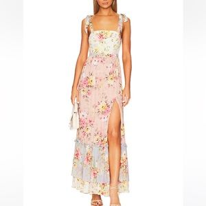 Yumi Kim - Mahogany Maxi Dress in Dazzling Garden - XS